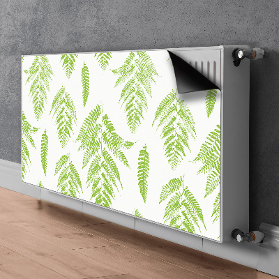 Decorative radiator mat Fern prints