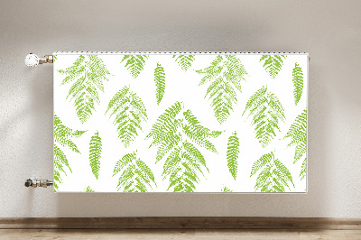 Decorative radiator mat Fern prints