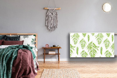 Decorative radiator mat Fern prints