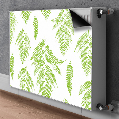 Decorative radiator mat Fern prints