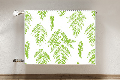 Decorative radiator mat Fern prints