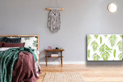 Decorative radiator mat Fern prints