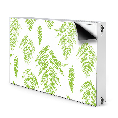 Decorative radiator mat Fern prints