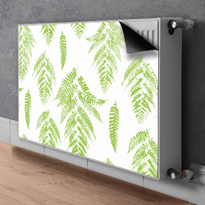 Decorative radiator mat Fern prints