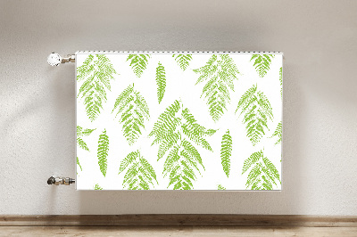 Decorative radiator mat Fern prints