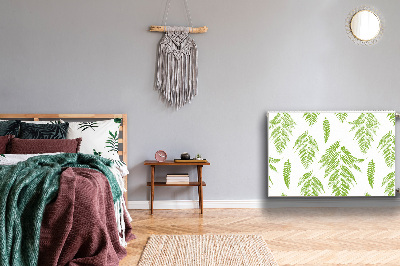 Decorative radiator mat Fern prints