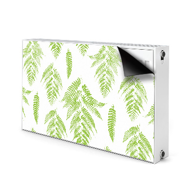 Decorative radiator mat Fern prints