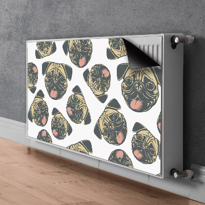 Magnetic radiator cover Pugs