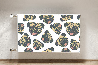Magnetic radiator cover Pugs