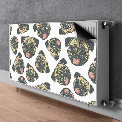 Magnetic radiator cover Pugs