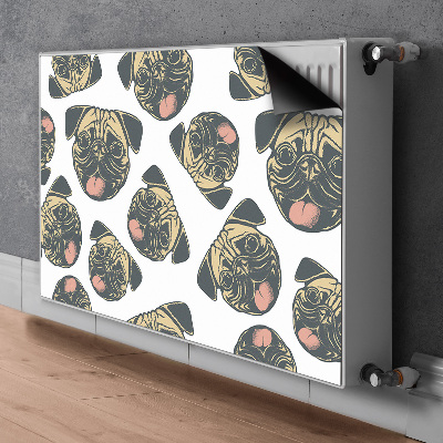 Magnetic radiator cover Pugs