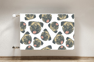 Magnetic radiator cover Pugs