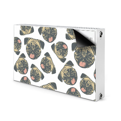 Magnetic radiator cover Pugs