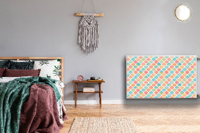 Decorative radiator cover Colorful pattern