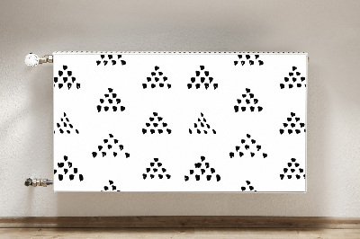 Decorative radiator cover Scandinavian style