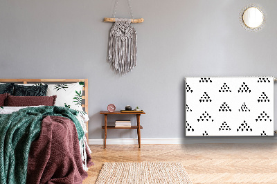 Decorative radiator cover Scandinavian style