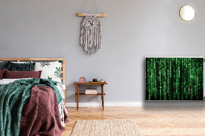 Magnetic radiator mat Green signs