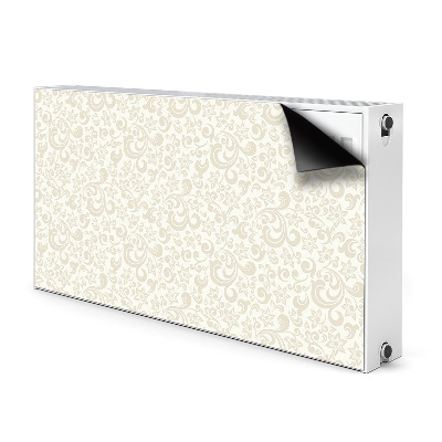 Magnetic radiator mat Baroque pattern