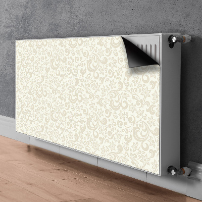 Magnetic radiator mat Baroque pattern