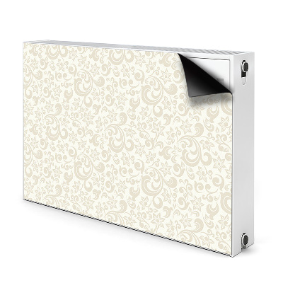 Magnetic radiator mat Baroque pattern