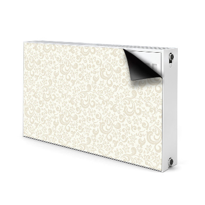 Magnetic radiator mat Baroque pattern