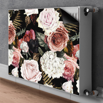 Radiator cover Baroque flowers