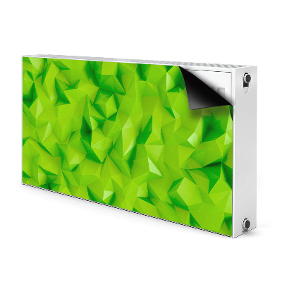 Radiator cover Abstraction green