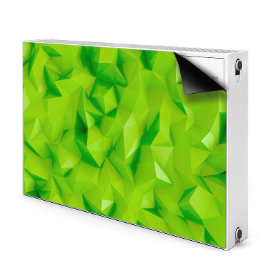 Radiator cover Abstraction green