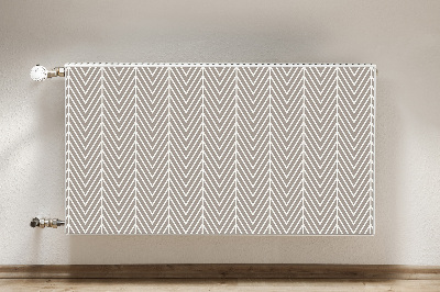 Magnetic radiator mat Flankeet pattern