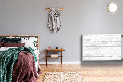 Radiator cover White brick