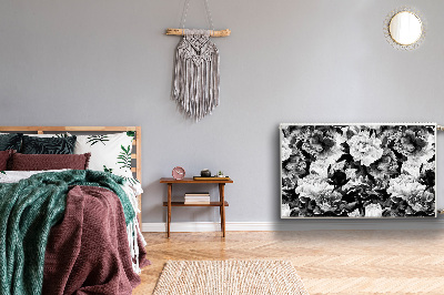 Radiator cover Black roses