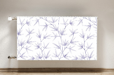 Magnetic radiator cover Leaf