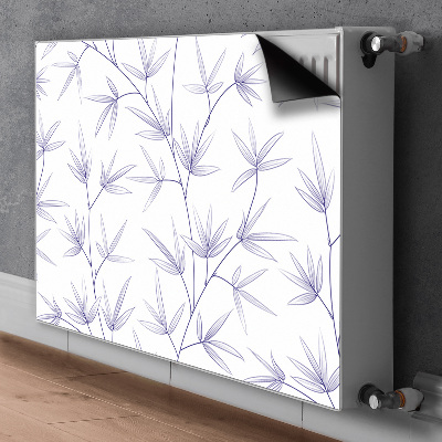 Magnetic radiator cover Leaf