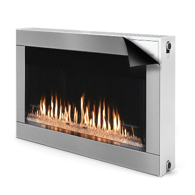 Magnetic radiator cover Modern fireplace