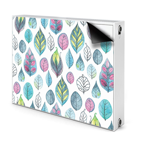 Decorative radiator cover Cartoon leaves