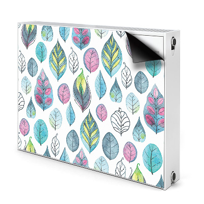Decorative radiator cover Cartoon leaves