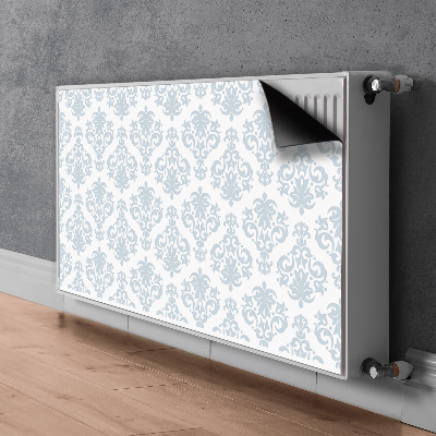 Decorative radiator cover Gray ornament