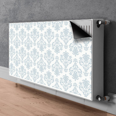 Decorative radiator cover Gray ornament