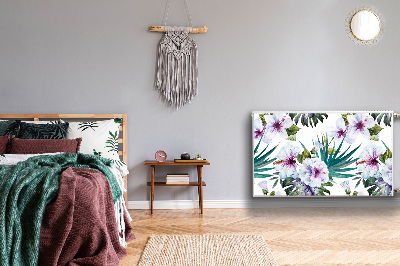 Decorative radiator cover Tropical nature
