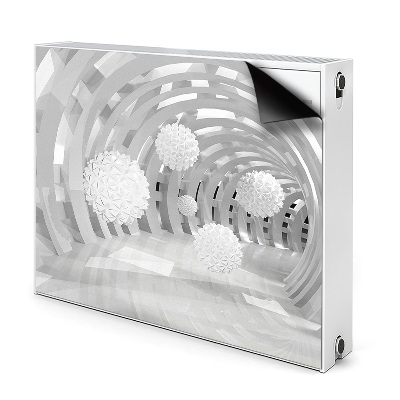 Radiator cover 3D abstraction tunnel