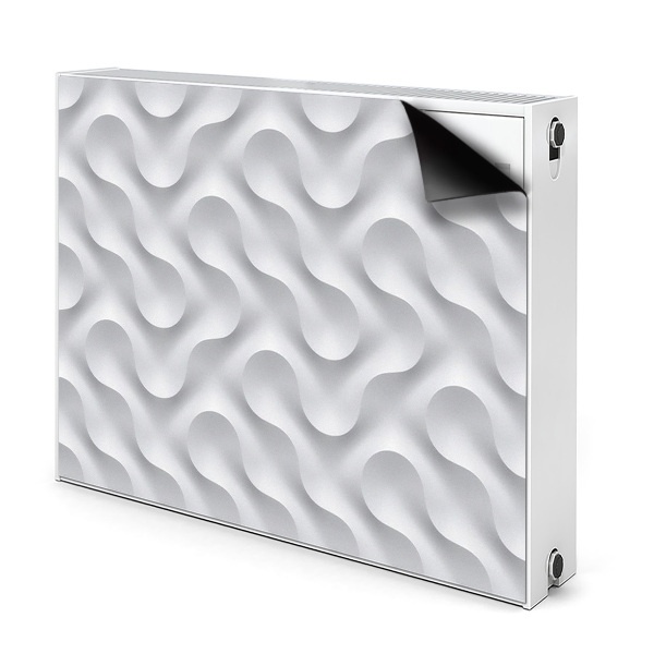 Magnetic radiator mat Wavy 3D illusion