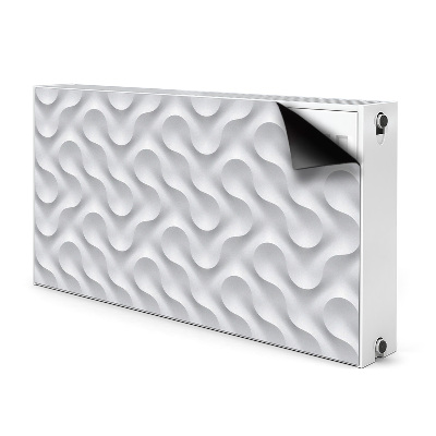 Magnetic radiator mat Wavy 3D illusion