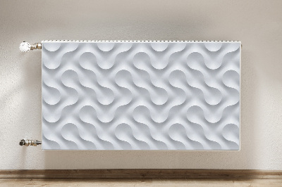 Magnetic radiator mat Wavy 3D illusion