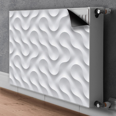 Magnetic radiator mat Wavy 3D illusion