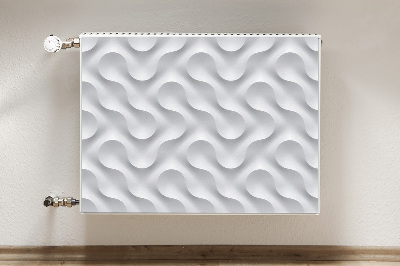 Magnetic radiator mat Wavy 3D illusion