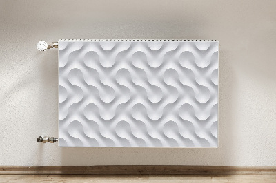 Magnetic radiator mat Wavy 3D illusion