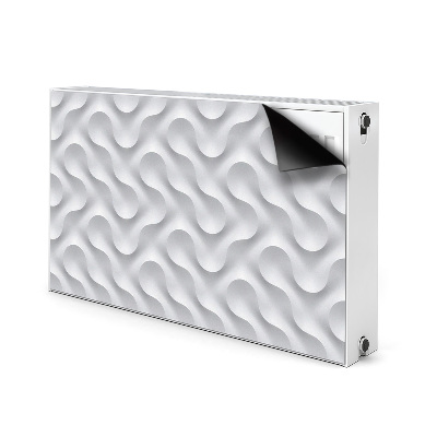 Magnetic radiator mat Wavy 3D illusion