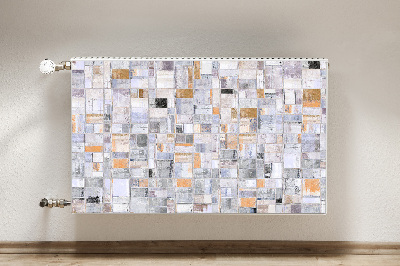 Decorative radiator cover Colorful tiles