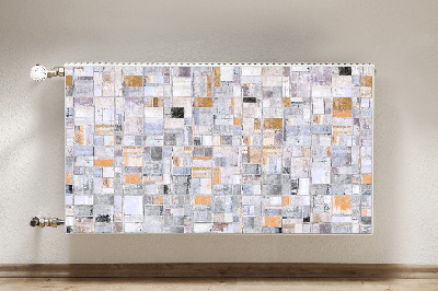 Decorative radiator cover Colorful tiles