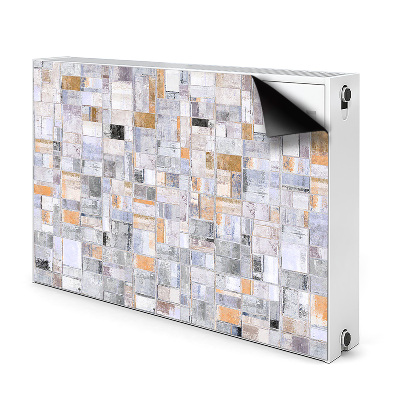 Decorative radiator cover Colorful tiles